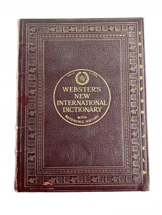 1929 Webster ' s International Dictionary of the English Language VG 2