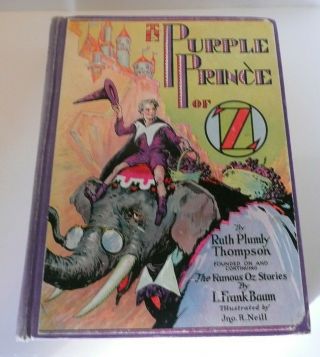 The Purple Prince Of Oz Ruth Plumly Thompson Full Color Plates