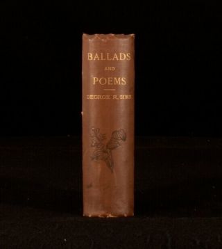 C1880 Ballads And Poems By George R Sims With A Portrait Of The Author