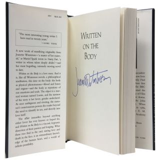 Jeanette Winterson / Written On The Body Signed 1st Edition 1993