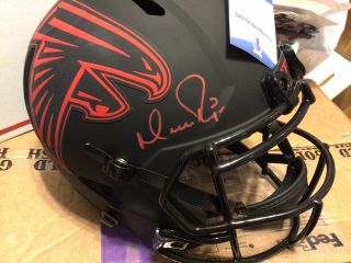 Matt Ryan Autographed Full Size Atlanta Falcons Eclipse Helmet,  Beckett