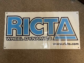 Vintage Dicta Wheel Dynamics Nhs Skateboard 48x24in Vinyl Banner Poster Pop