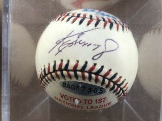 Ken Griffey Jr Autograph Uda 1st Nl All Star Game Omlb Ball L/e 55/300 Uda Auto