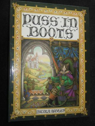 Signed; Nicola Bayley - Puss In Boots (1976 - 1st) Pop Up Illustrated Children 