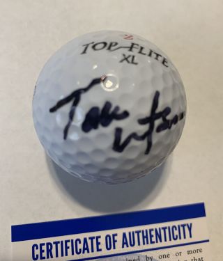 TOM WATSON Signed TOP FLITE Golf Ball PGA Masters HOF PSA/DNA Authentic AUTO 2