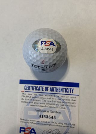 TOM WATSON Signed TOP FLITE Golf Ball PGA Masters HOF PSA/DNA Authentic AUTO 3