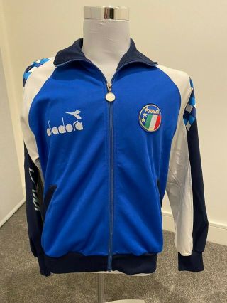 Italsport Crazy Italy 1990 - 12 Vintage Jacket Diadora Large (rrp$220)