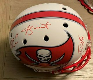 Mike Evans Autographed Full Size Tampa Bay Buccaneers Helmet Winston Jackson