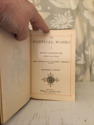 The Poetical Of Owen Meredith,  Lord Lytton 2