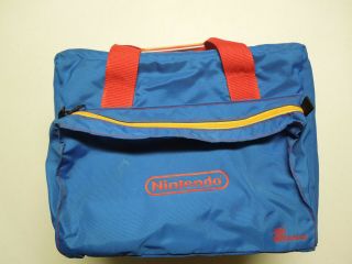 Vintage Official Nintendo Nes Z Bag Blue Soft System Console Carrying Bag