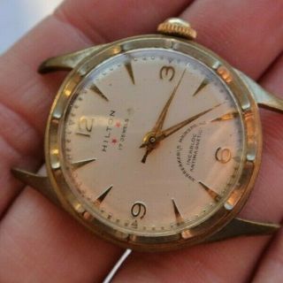 Rare Vintage Hilton Calvert Swiss Wind Up Watch Wristwatch 17 Jewels Nr