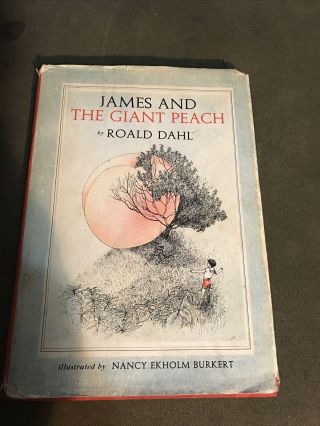 James And The Giant Peach By Roald Dahl,  First Edition,  Hcdj 1961