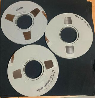 3 Reels Vintage Ibm ½ " Data Processing Magnetic Tape For Mainframe Computers