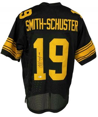 Pittsburgh Steelers Juju Smith Schuster Signed Custom Pro Style Color Rush Je.