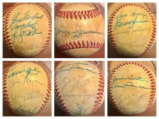 3 Balls – 1981 Yankees Team Ball,  1981 Ws Ball & George Steinbrenner Signed Ball