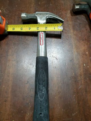 Vintage Craftsman 16 Oz Curved Claw Carpenter Hammer Usa 38127
