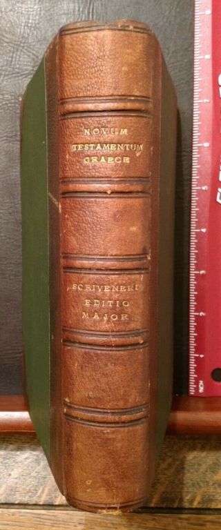 Greek Testament - Novum Testamentum - F.  H.  A.  Scrivener - 1887 - Cambridge