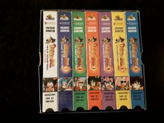 Dragonball The Saga Of Goku Box Set Vhs Anime Db Vintage Akira Toriyama Videos