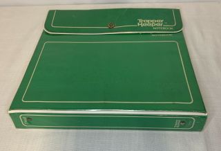 1980s Green Mead Trapper Keeper W/ 2 Folders Vintage
