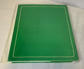 1980s Green Mead Trapper Keeper W/ 2 Folders Vintage 3
