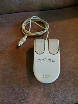 Vintage Ibm Convertible Trackball Mouse Ps/2 1396670