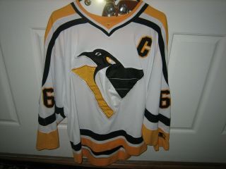 Mario Lemieux 66 Pittsburgh Penguins Semi - Pro Jersey (starter Xl)