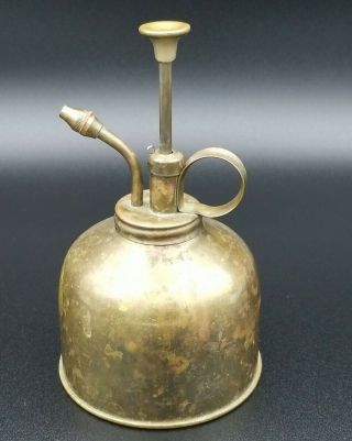 Vintage Brass Metal Atomizer Plant Water Mister 6 " Hong Kong