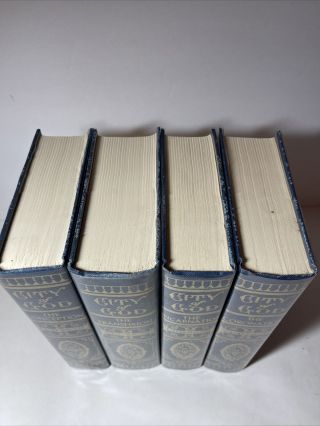 CITY OF GOD Complete 4 Volume 1971 Set BY FISCAR MARISON 2