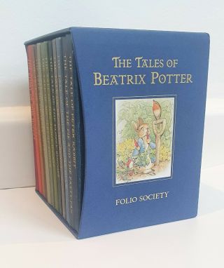 12 X Folio Society Books - The Tales Of Beatrix Potter 2002 In Slipcase Complete