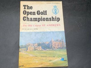 Vintage Golf The Open Golf Championship Old Course St Andrews 1970 Programme