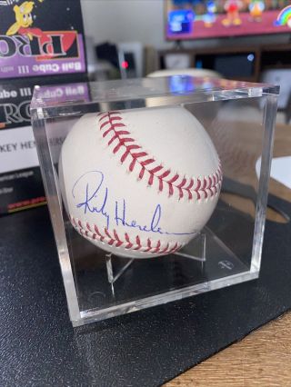 Rickey Henderson - Autographed Signed Mlb Baseball - Yankees - A 