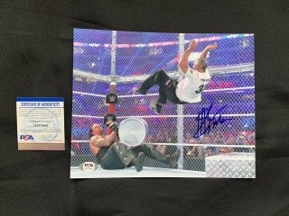 Shane Mcmahon W/the Undertaker Autographed 8x10 Photo W/psa Dna Authentication