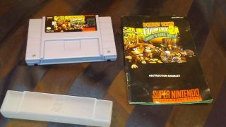 Vintage 1992 Snes Donkey Kong Country 2,  Diddy 