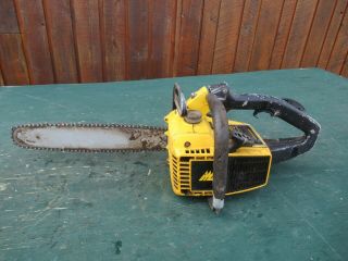 Vintage Mcculloch Pro 40 Chainsaw Chain Saw With 14 " Bar