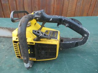 Vintage McCULLOCH PRO 40 Chainsaw Chain Saw with 14 