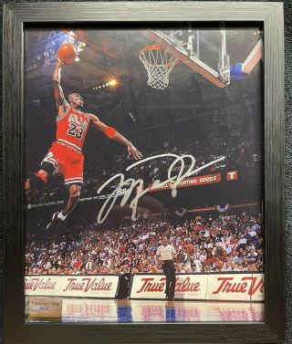 Michael Jordan Hand - Signed Autographed 8x10 W/coa Iconic Dunk Chicago Bulls