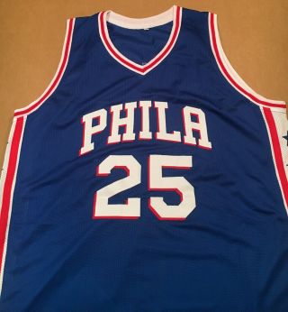Ben Simmons Philadelphia 76ers Autographed Signed Jersey XL 3