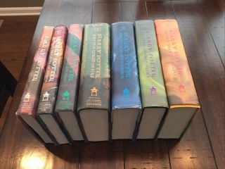 Harry Potter Full Hardcover Set (1 - 6 1st American Ed.  7 Is A 1st Ed. )