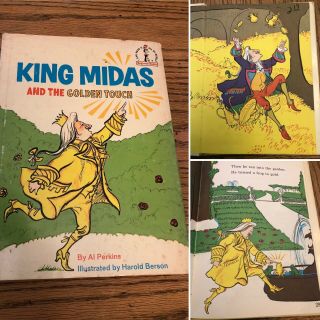 King Midas And The Golden Touch (1969) Al Perkins Dust Jacket