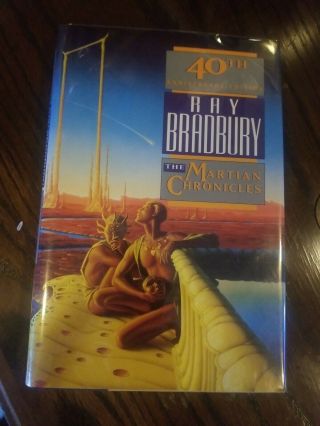 Ray Bradbury The Martian Chronicles 40th Anniversary Edition Signed