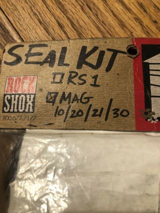 Vintage Moutain Bike Parts.  Rock Shox Mag Rebuild Seal Kit Nos
