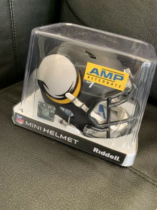 Stefon Diggs Signed Minnesota Vikings Speed Amp Nfl Mini Helmet Beckett