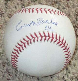 Carl Pohlad Autographed Signed Baseball Minnesota Twins Team Hall Of Fame Hof