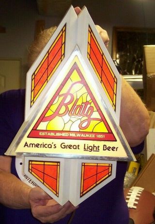 Vintage Blatz Lighted Beer Sign