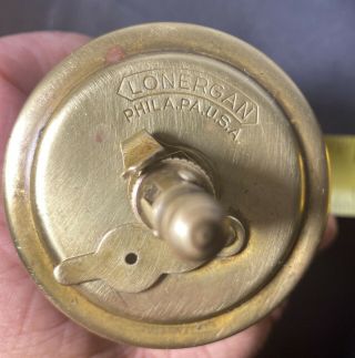 Lonergan Brass Cylinder Oiler Hit Miss Gas Engine Vintage Antique Steampunk 2
