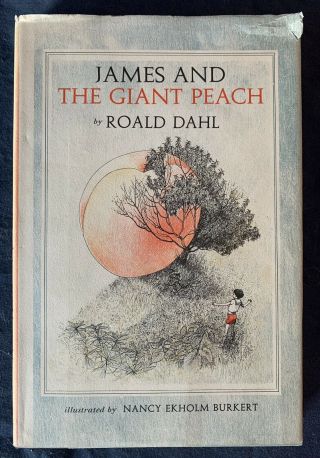 James And The Giant Peach Roald Dahl,  Scarce Early Hardcover Edition Near Fine