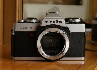 Vintage Minolta Xg - 7 Slr Film Camera