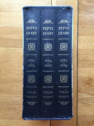 Folio Society 3 Vols.  Samuel Pepys Diary 1660 - 1669.  Robert Latham (ed. ).  Bniw.