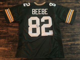 Don Beebe Green Bay Packers Signed Autographed Nfl Jersey Jsa