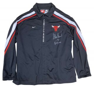 Elton Brand Signed Auto Nike Bulls Jacket Roy 2000 Jsa